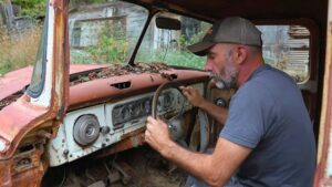 Lire la suite à propos de l’article Man Transforms JUNKYARD Pickup Into A LUXURY Roadster | 1949 GMC Pickup By @HalfassKustoms