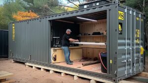 Lire la suite à propos de l’article Man Builds Amazing DIY Container Workshop | Start to Finish by @BendheimBoards